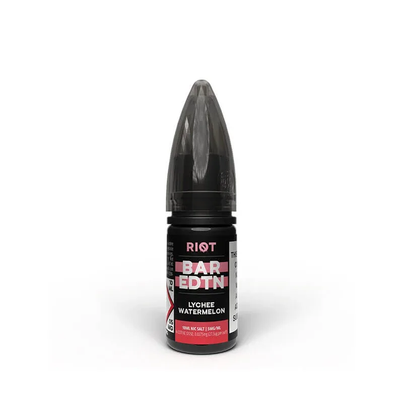 Riot Squad BAR EDTN Lychee Watermelon 10ml Nic Salt E-Liquid - Image 2