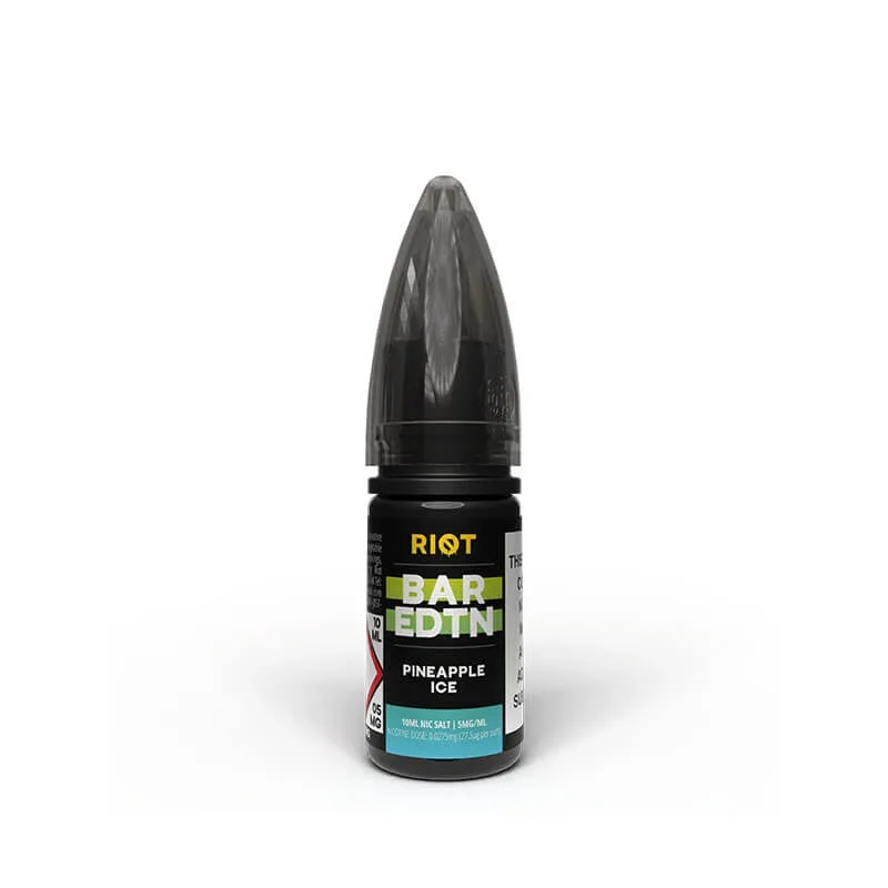 Riot Squad BAR EDTN Pineapple Ice 10ml Nic Salt E-Liquid - Image 2
