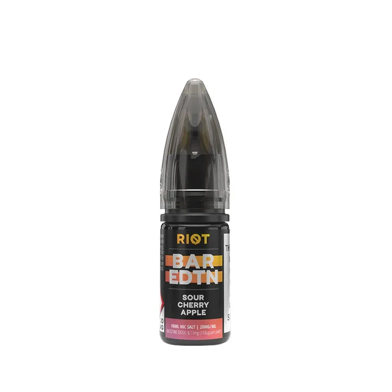 Riot Squad BAR EDTN Sour Cherry Apple 10ml Nic Salt E-Liquid - Image 2