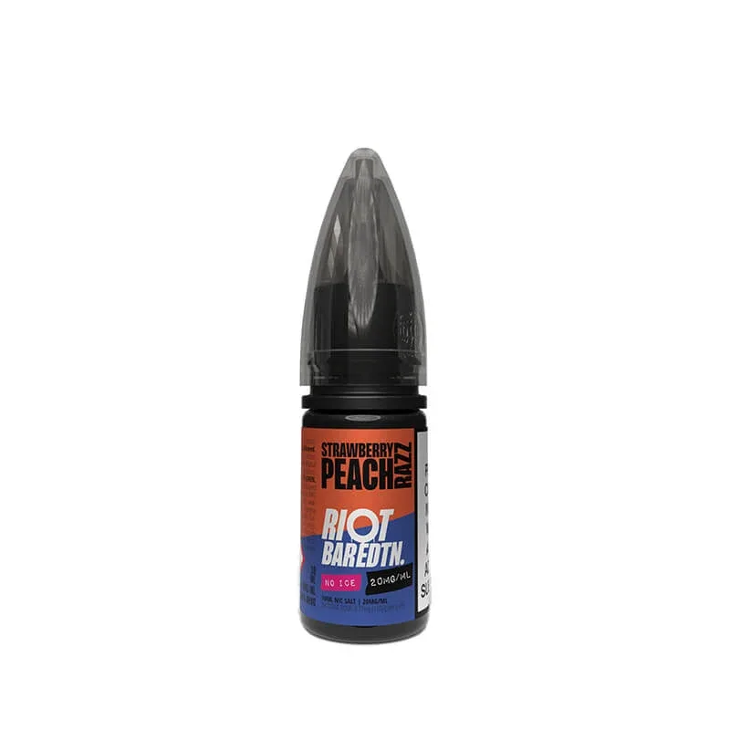 Riot Squad BAR EDTN Strawberry Peach Razz No Ice 10ml Nic Salt E-Liquid - Image 2