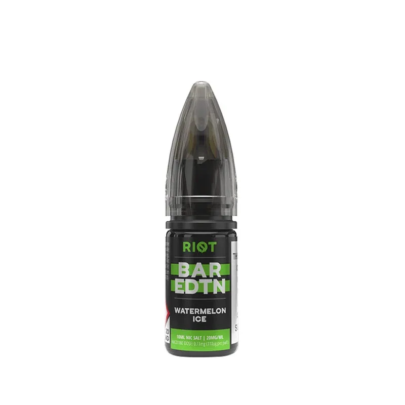 Riot Squad BAR EDTN Watermelon Ice 10ml Nic Salt E-Liquid - Image 2