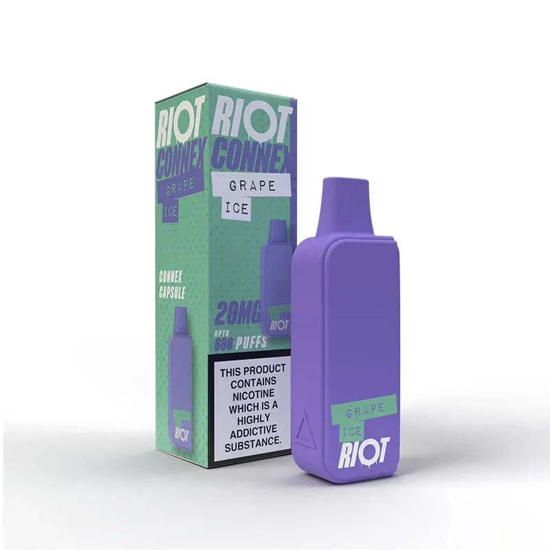 Riot Squad Connex Grape Ice Prefilled Vape Pod - 1PK - Image 2