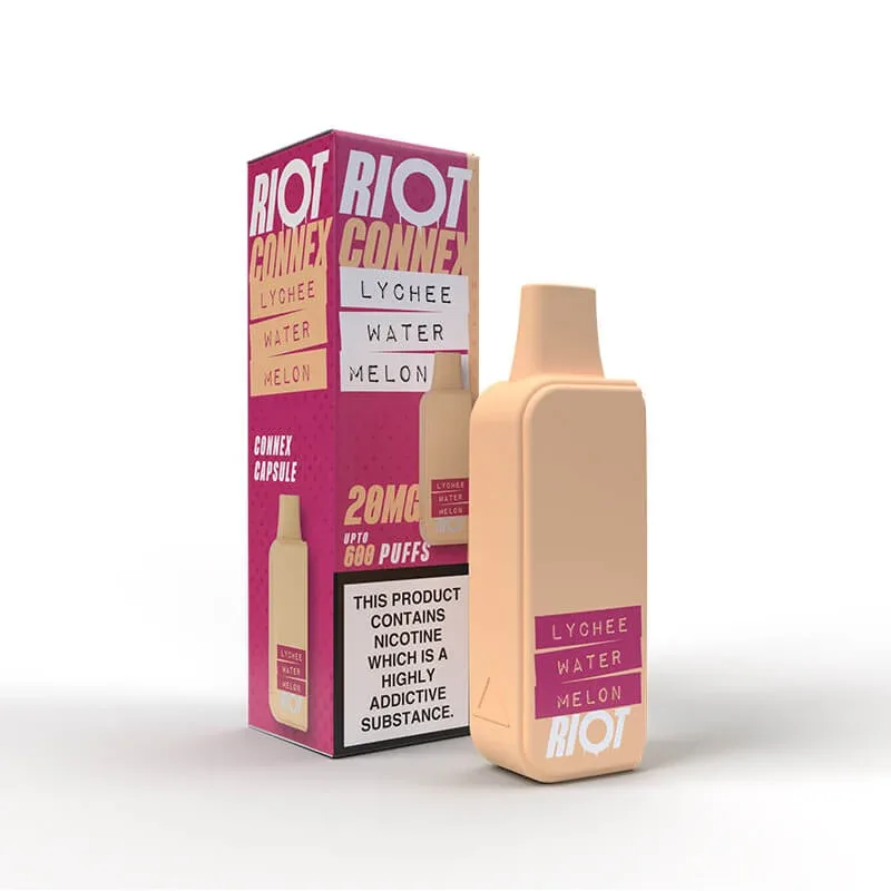 Riot Squad Connex Lychee Watermelon Prefilled Vape Pod 20mg - 1PK - Image 2