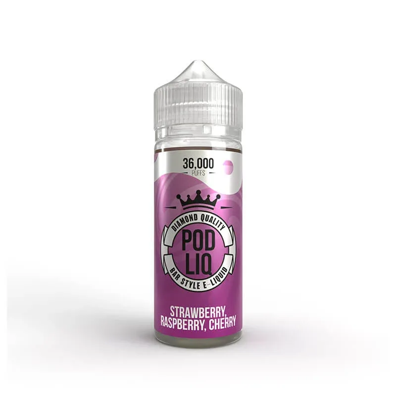 Riot Squad Pod Liq Strawberry Raspberry Cherry 80ml Shortfill E-Liquid