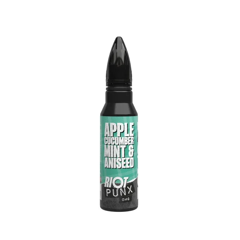 Riot Squad Punx Apple, Cucumber, Mint & Aniseed 50ml Shortfill E-Liquid