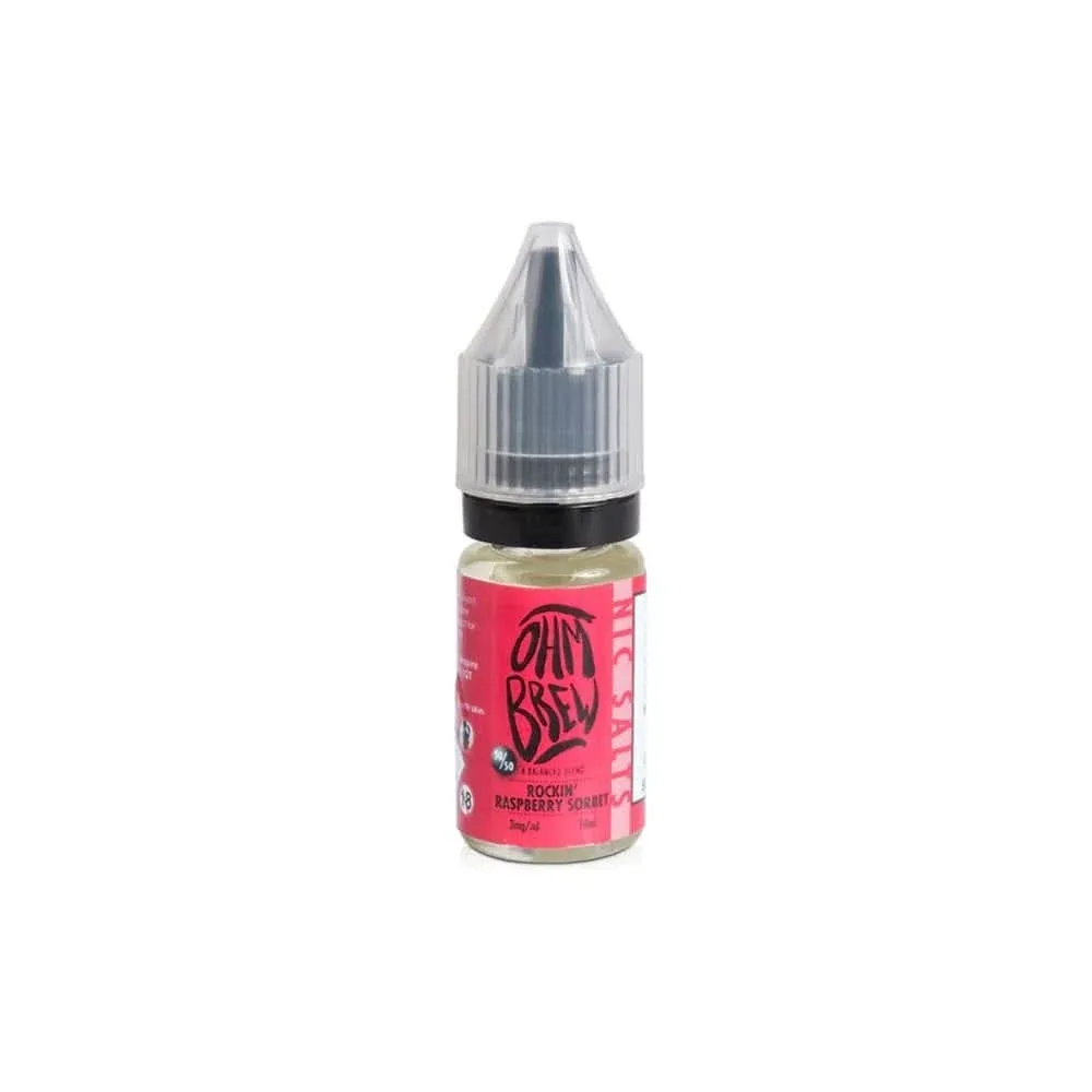 Rockin Raspberry Sorbet Nic Salts E-Liquid (10ml)