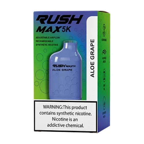 Rush Max 5K Disposable - Aloe Grape