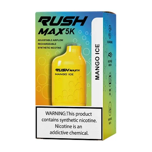 Rush Max 5K Disposable - Mango Ice