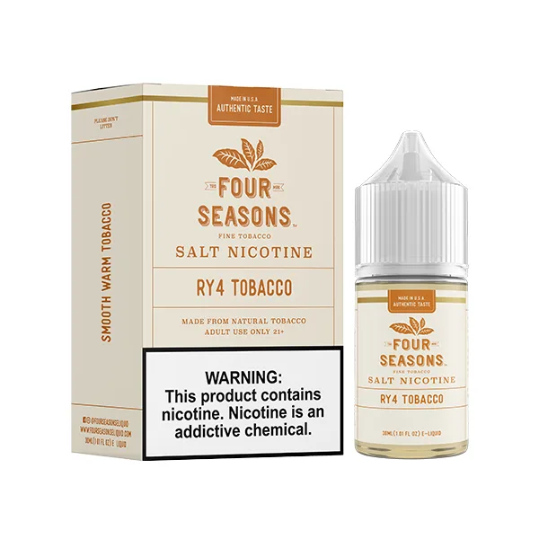 RY4 Tobacco Four Seasons Salts 30mL