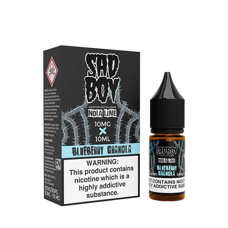 Sadboy Blueberry Granola 10ml Nic Salt E-Liquid - Image 2
