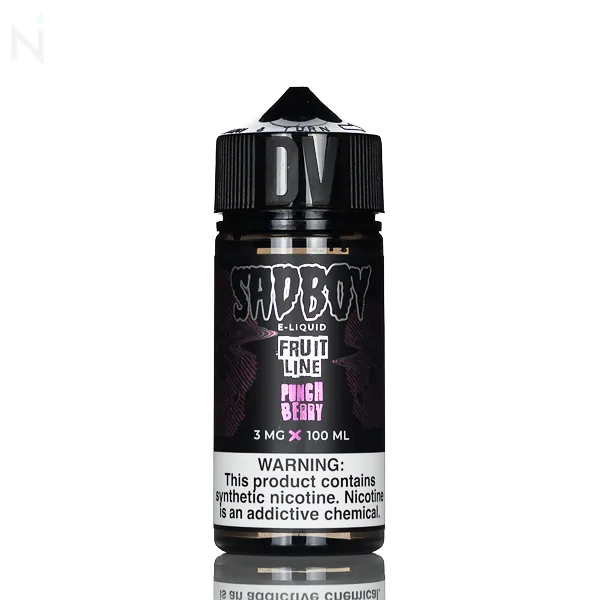 Sadboy E-Liquid – Punch Berry – 100ml - Image 2