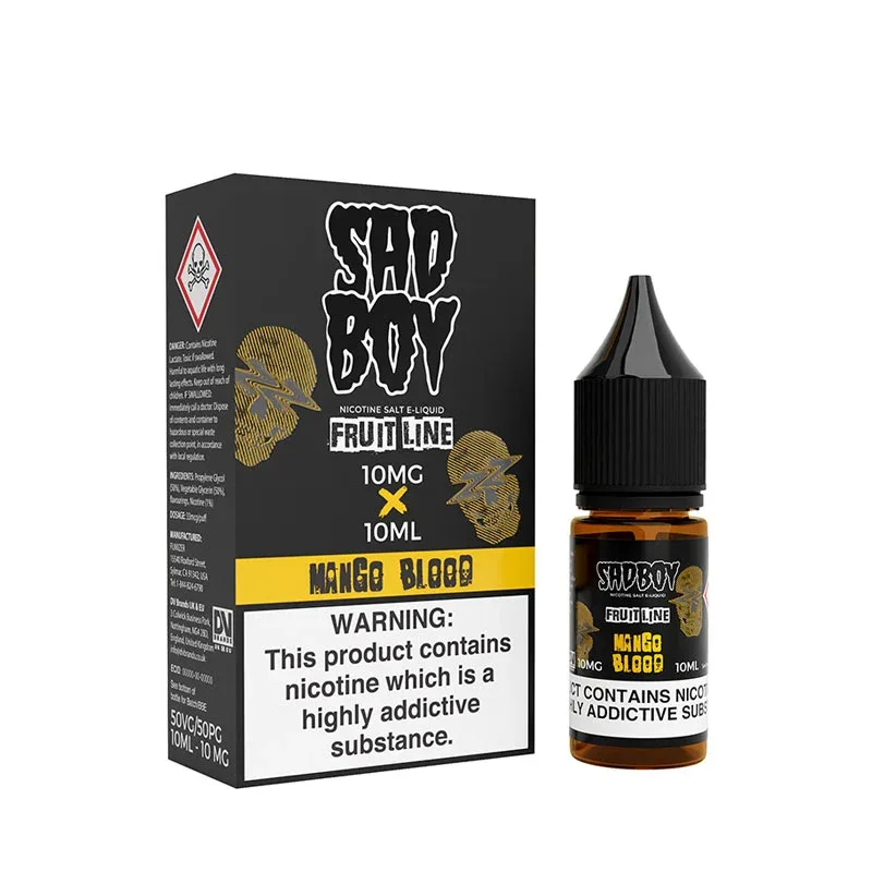 Sadboy Mango Blood 10ml Nic Salt E-Liquid - Image 2