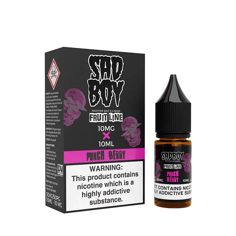 Sadboy Punch Berry 10ml Nic Salt E-Liquid - Image 2