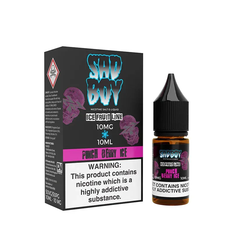 Sadboy Punch Berry Ice 10ml Nic Salt E-Liquid - Image 2