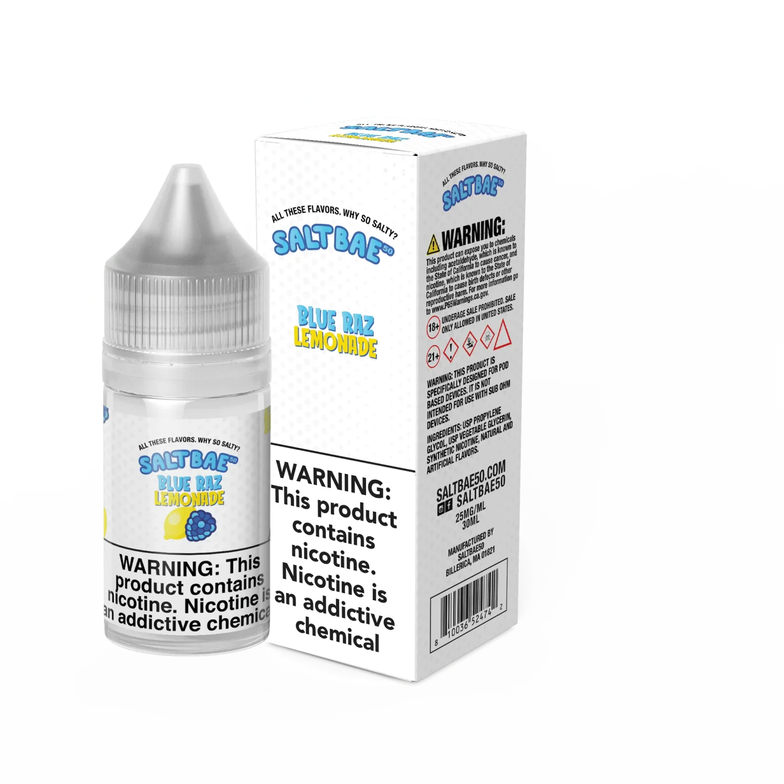 Salt Bae 50 Salts E-Liquid – 30mL - Image 2