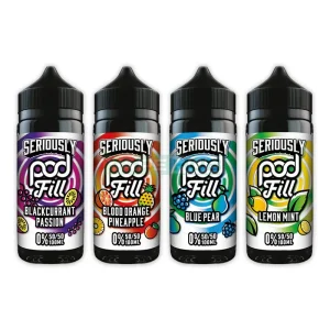 Seriously Pod Fill Shortfill E-Liquid By Doozy