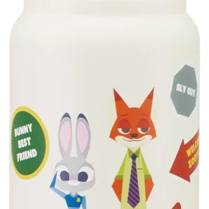 Skater 350Ml Insulated Stainless Steel Mug with Handle Disney Zootopia Patch