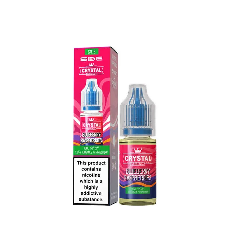 SKE Crystal Blueberry Raspberries Nic Salt E-Liquid 10ml - Image 2