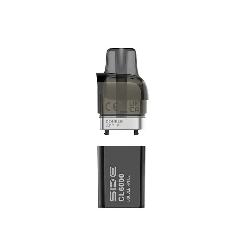 SKE Crystal CL6000 Double Apple Prefilled Vape Pod - 20mg
