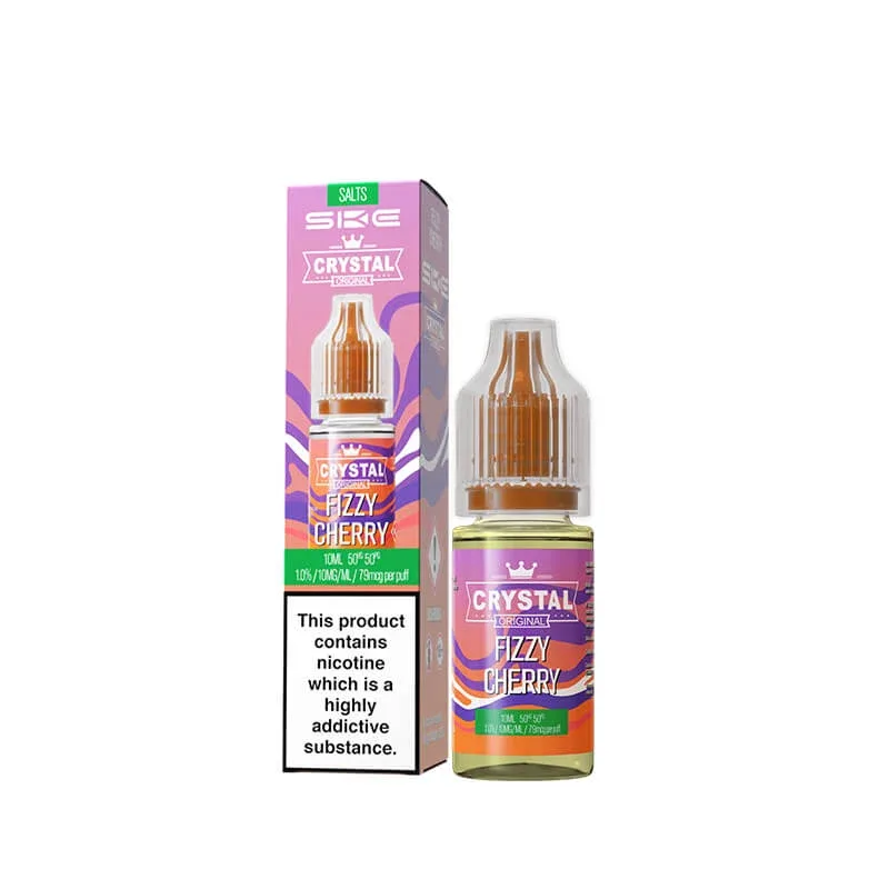 SKE Crystal Fizzy Cherry Nic Salt E-Liquid 10ml - Image 2