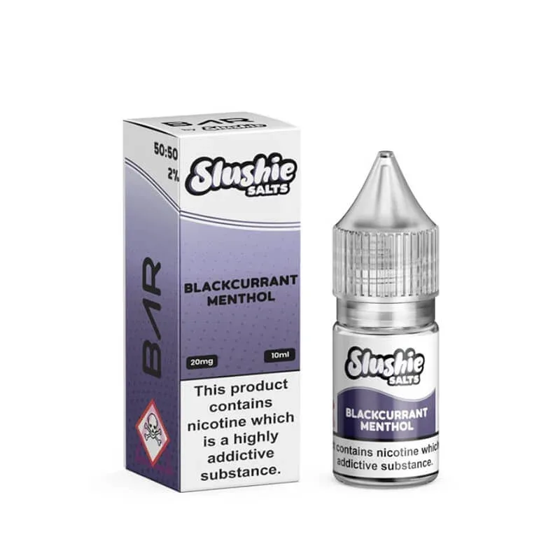 Slushie Bar Salts Blackcurrant Menthol 10ml E-Liquid - Image 2