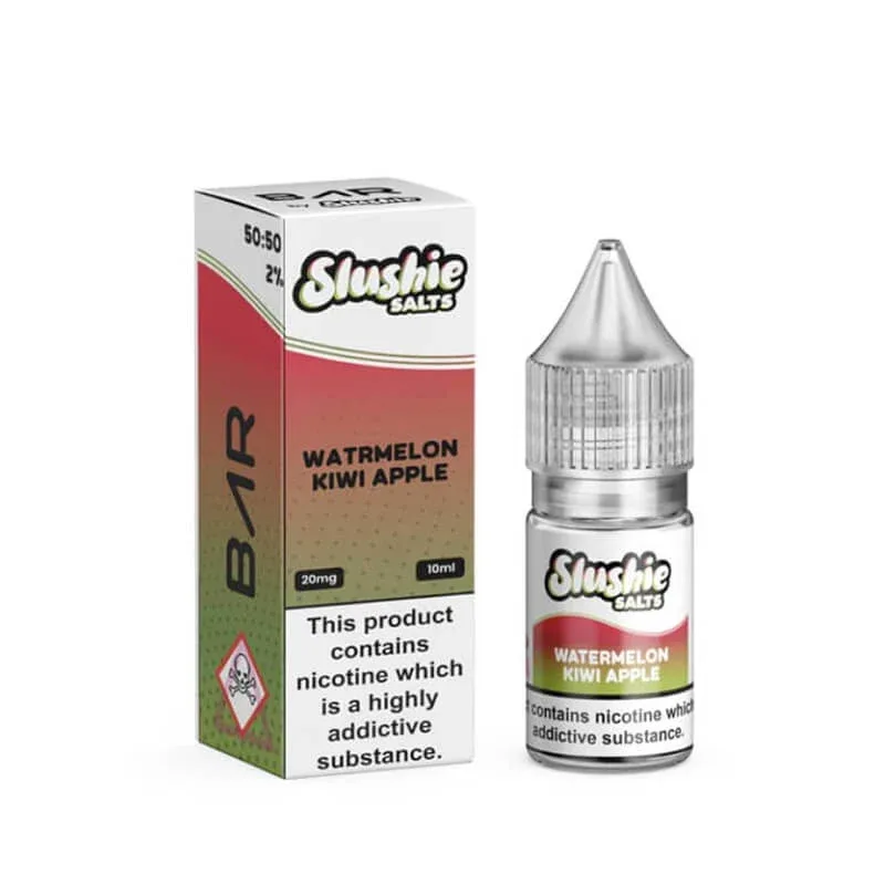 Slushie Bar Salts Watermelon Kiwi Apple 10ml E-Liquid - Image 2