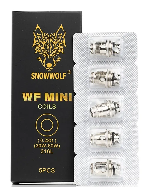 SnowWolf WF Mini Replacement Coils 5-Pack