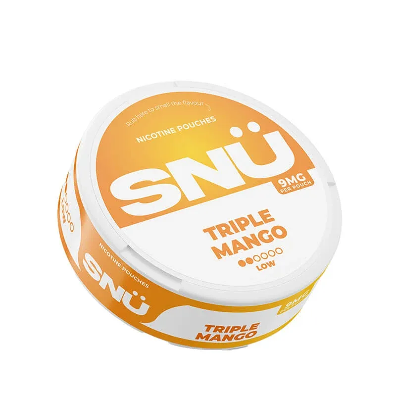 SNU Triple Mango Nic Pouches by Bar Juice - Image 2