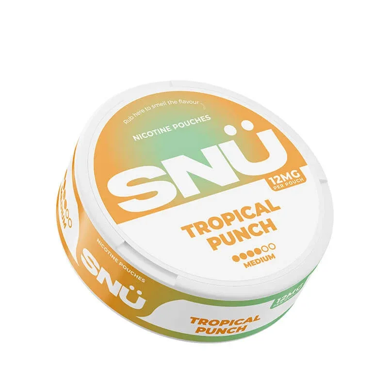 SNU Tropical Punch Nic Pouches by Bar Juice - Image 2