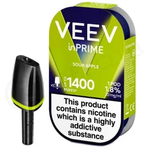 Sour Apple Veev InPrime Prefilled Pod