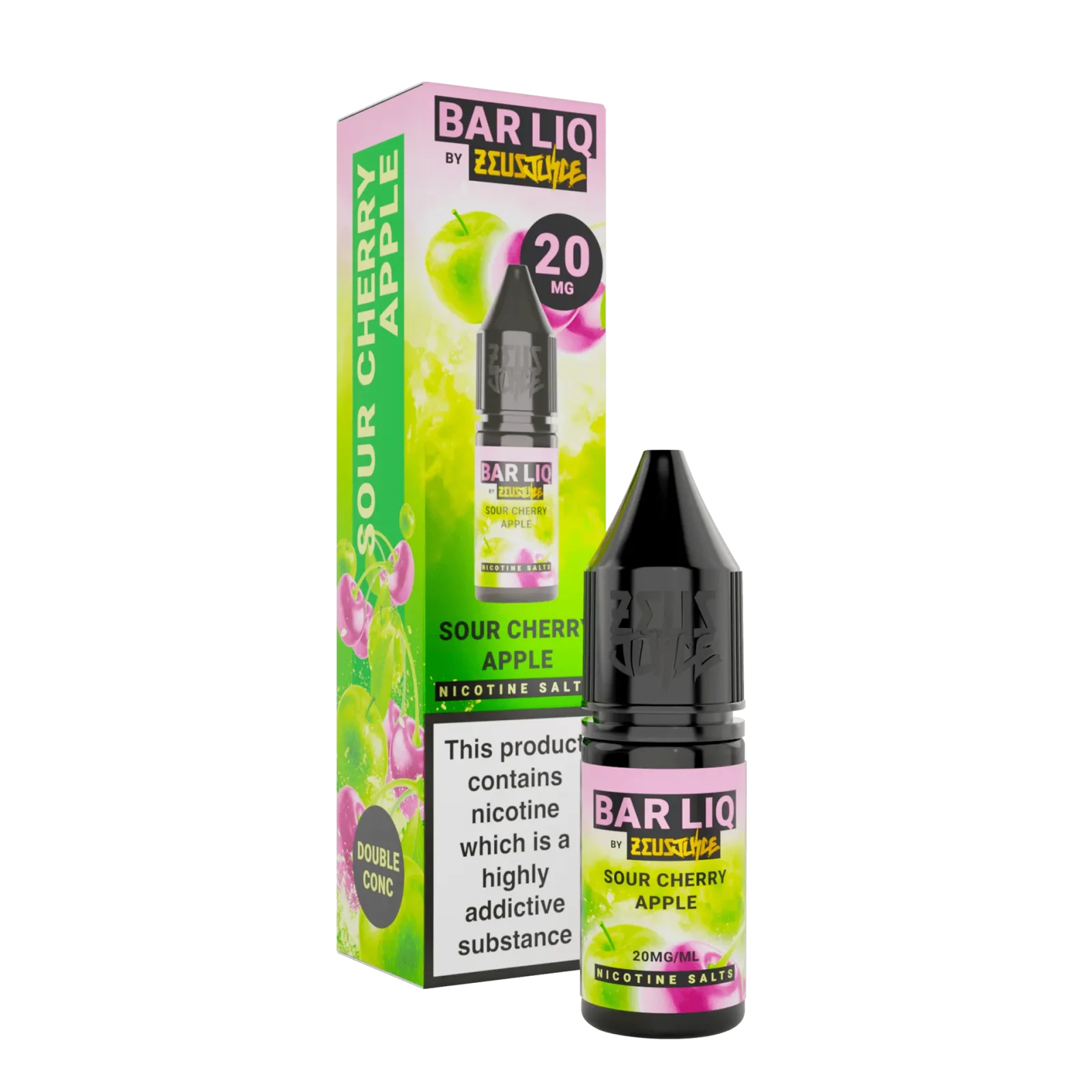 Sour Cherry Apple Nic Salt Bar Liq By Zeus Juice