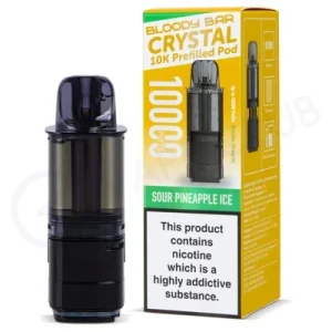 Sour Pineapple Ice Bloody Bar Crystal 10K Refill Pod