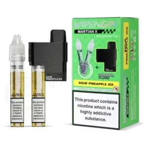 Sour Pineapple Ice Vapengin Martian X Refill Pack