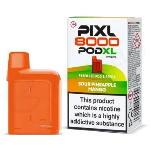 Sour Pineapple Mango Pixl 8000 Refill Pod