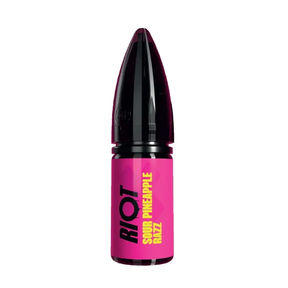 Sour Pineapple Razz Nic Salt E-Liquid Riot X by Riot Squad (10ml)