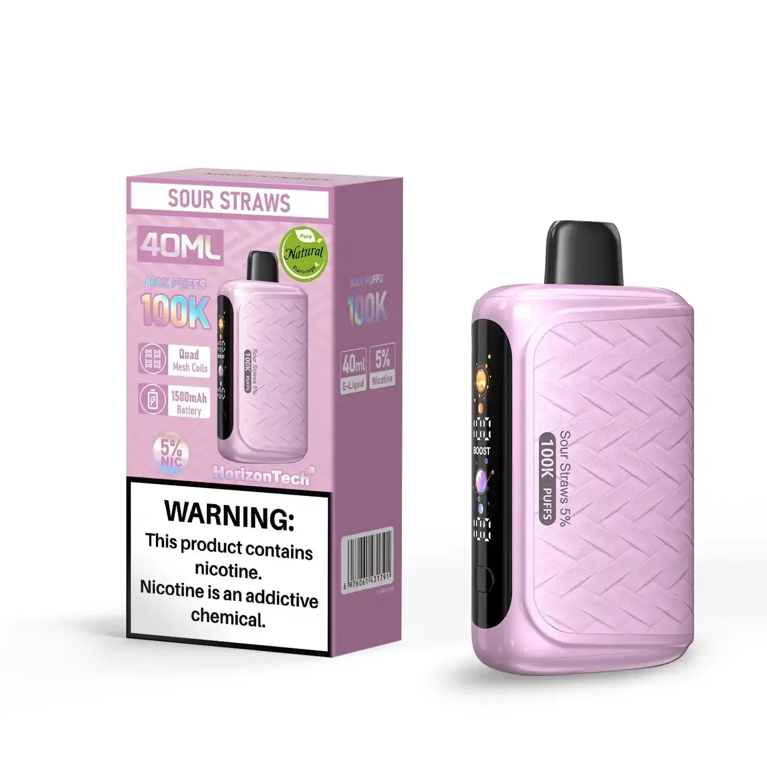 Sour Straws - HorizonTech 100k Disposable Vape