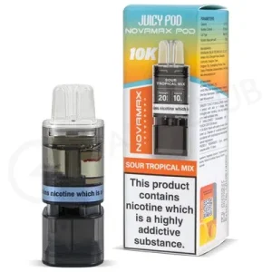 Sour Tropical Mix Juicy Pod Novamax 10K Refill Pack