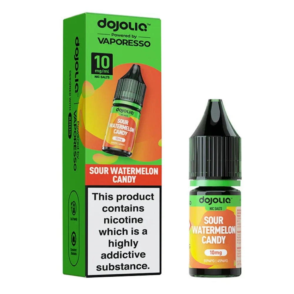 Sour Watermelon Candy Nic Salt E-Liquid by Dojoliq (10ml)