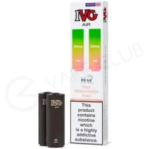 Sour Watermelon Kiwi IVG Air Prefilled Pods
