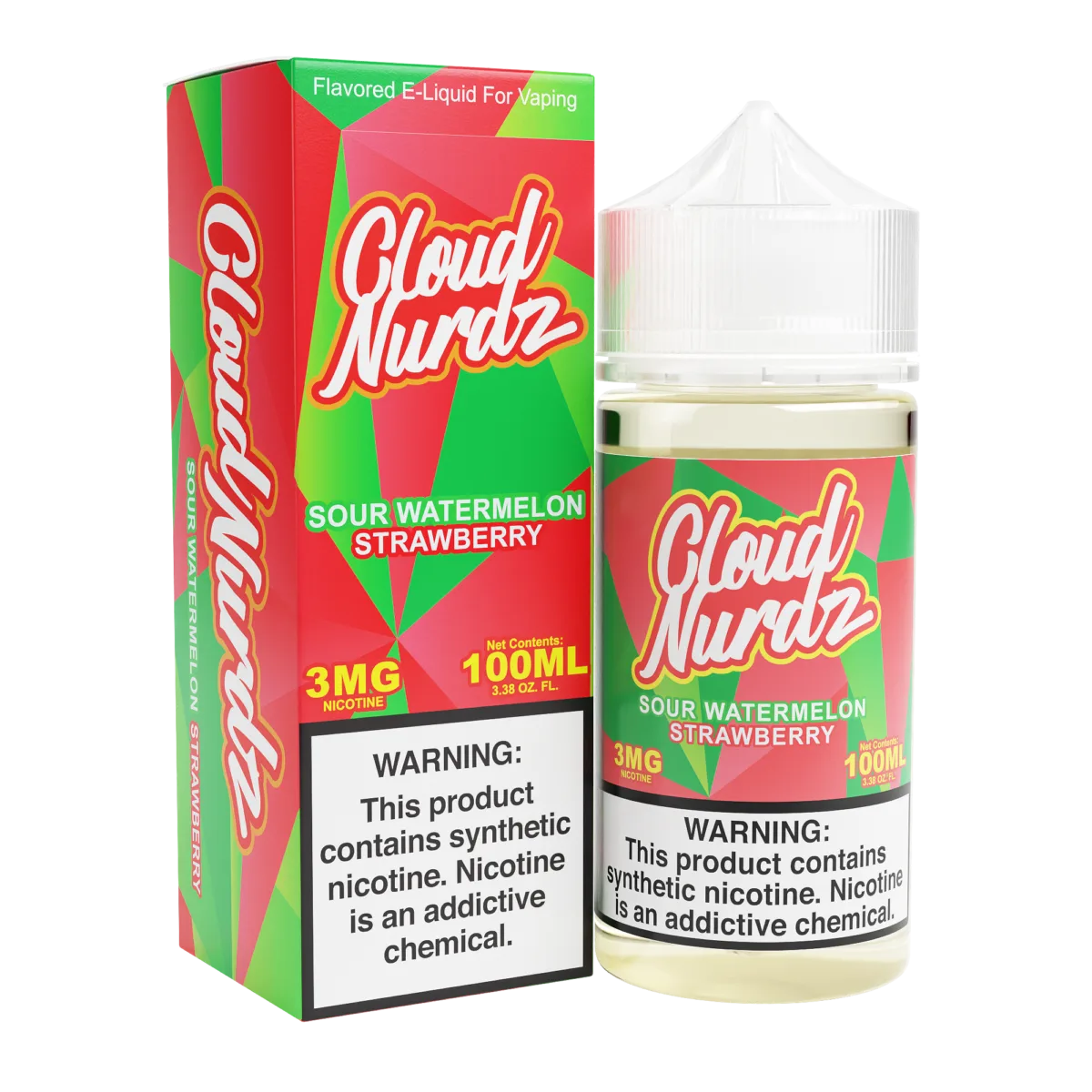Sour Watermelon Strawberry by Cloud Nurdz TFN 100mL