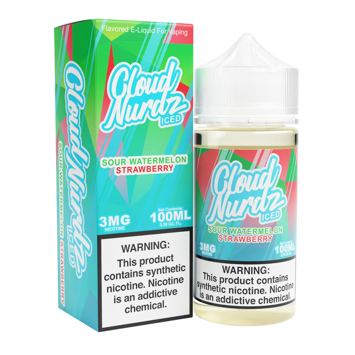 Sour Watermelon Strawberry Iced by Cloud Nurdz TFN 100mL