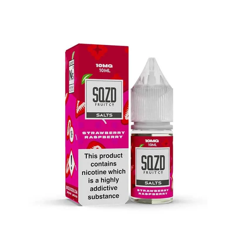 SQZD Strawberry Raspberry Nic Salts 10ml E-Liquid
