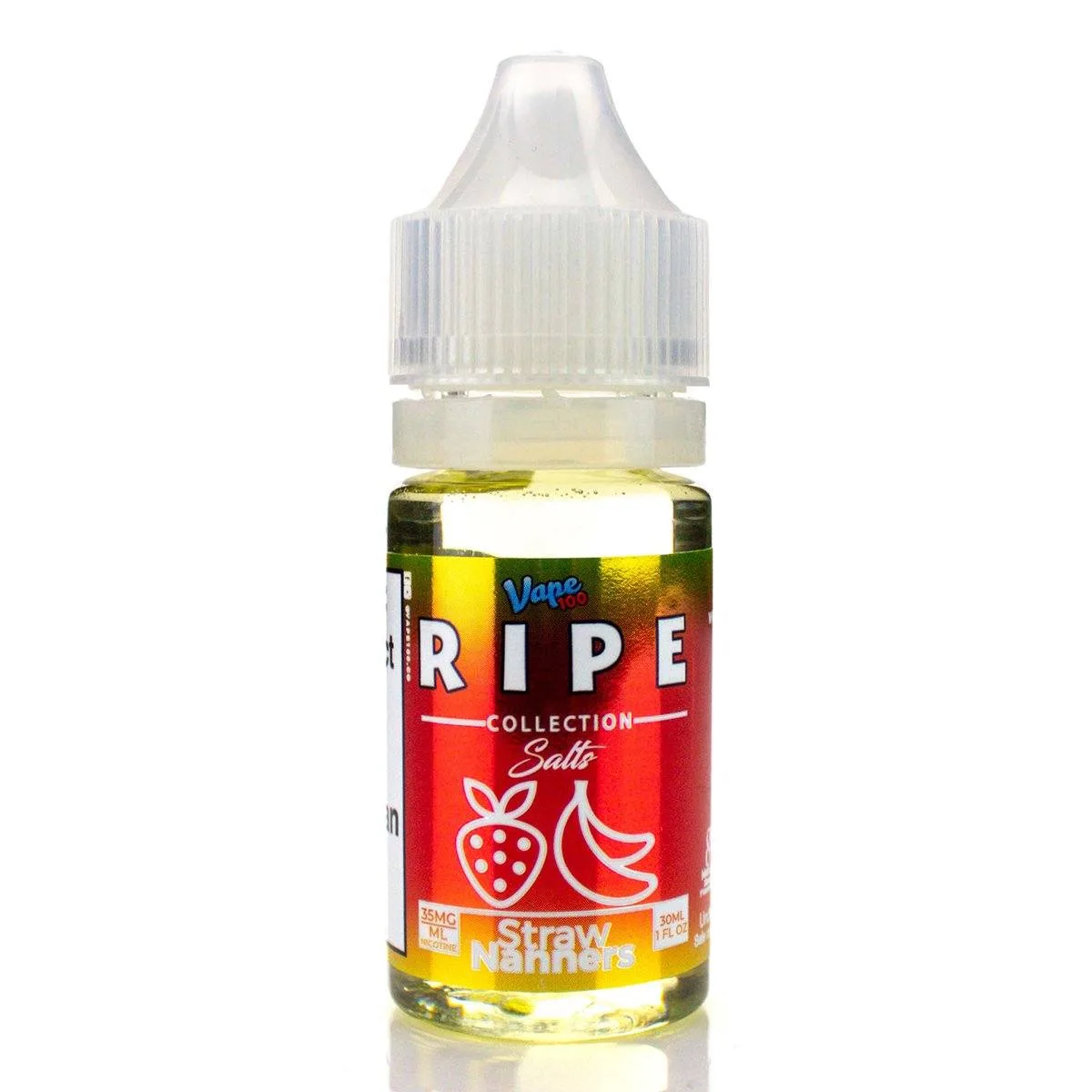 Straw Nanners by Vape 100 Ripe Collection Salts 30mL