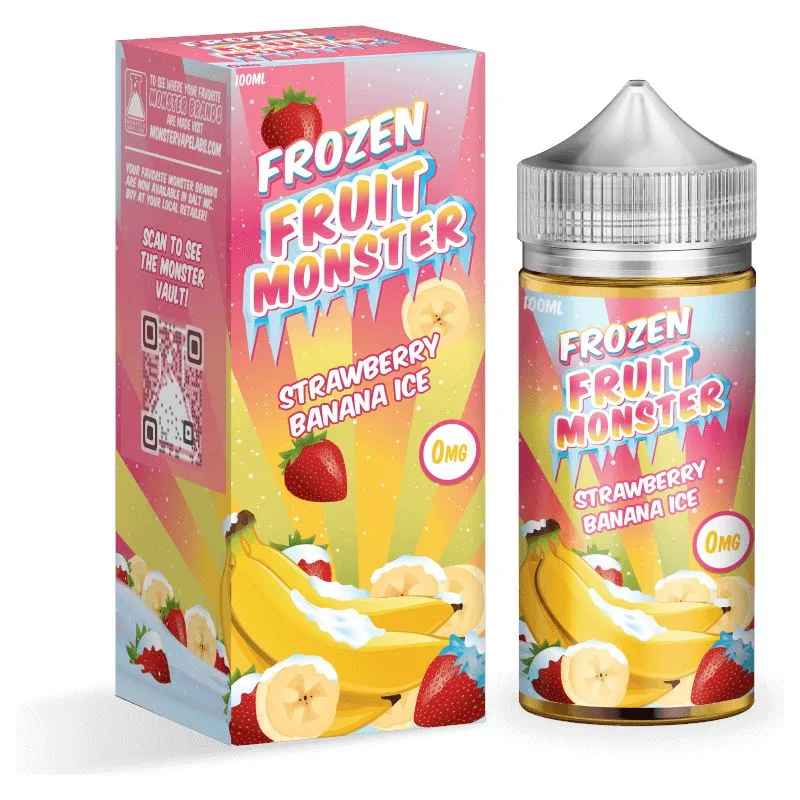 Strawberry Banana Ice by Frozen Fruit Monster Series 100mL