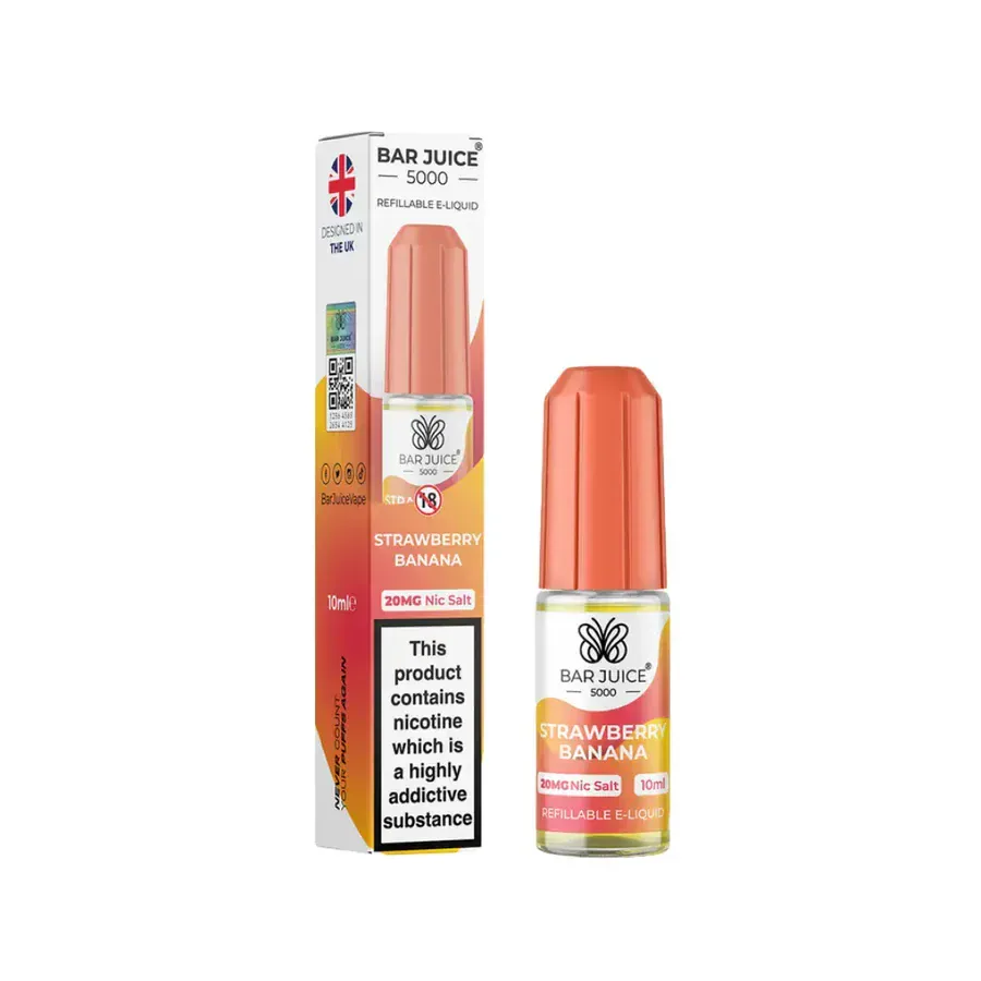 Strawberry Banana Nic Salt By Bar Juice 5000