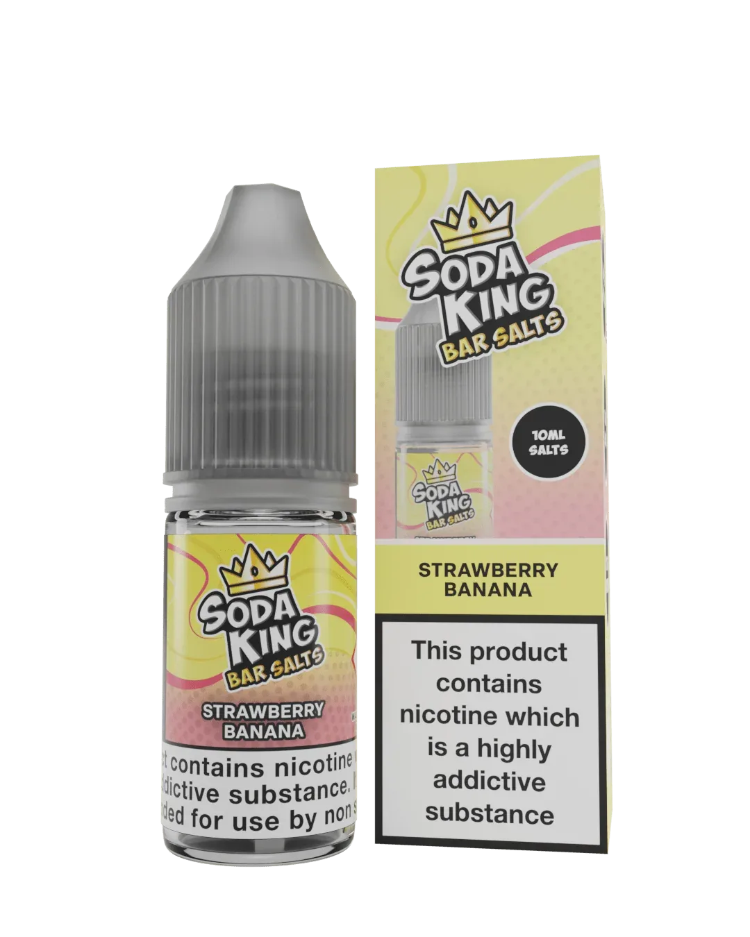 Strawberry Banana Nic Salt By Soda King Bar Salt