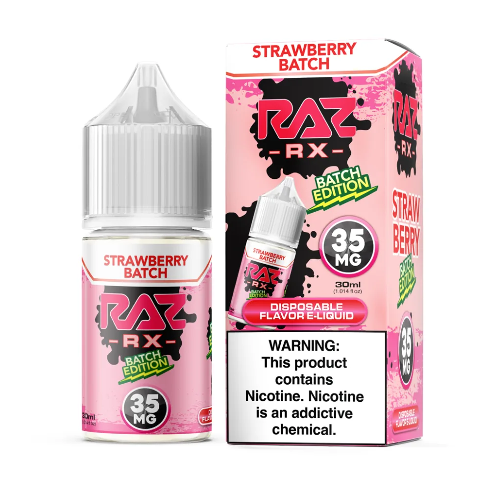 Strawberry Batch Pod Juice x RAZ Batch Edt. Salts 30mL