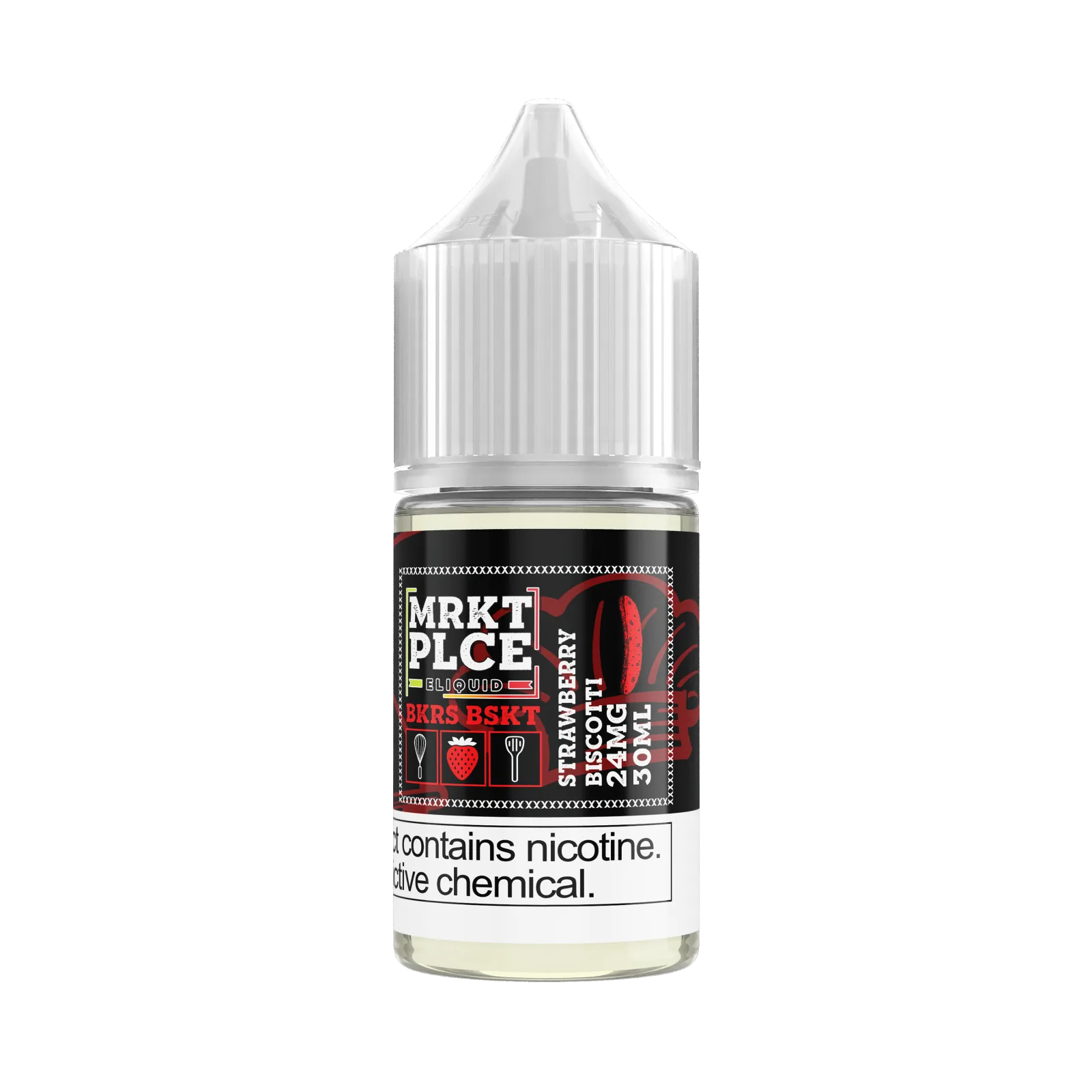 Strawberry Biscotti by MRKT PLCE Salts 30mL
