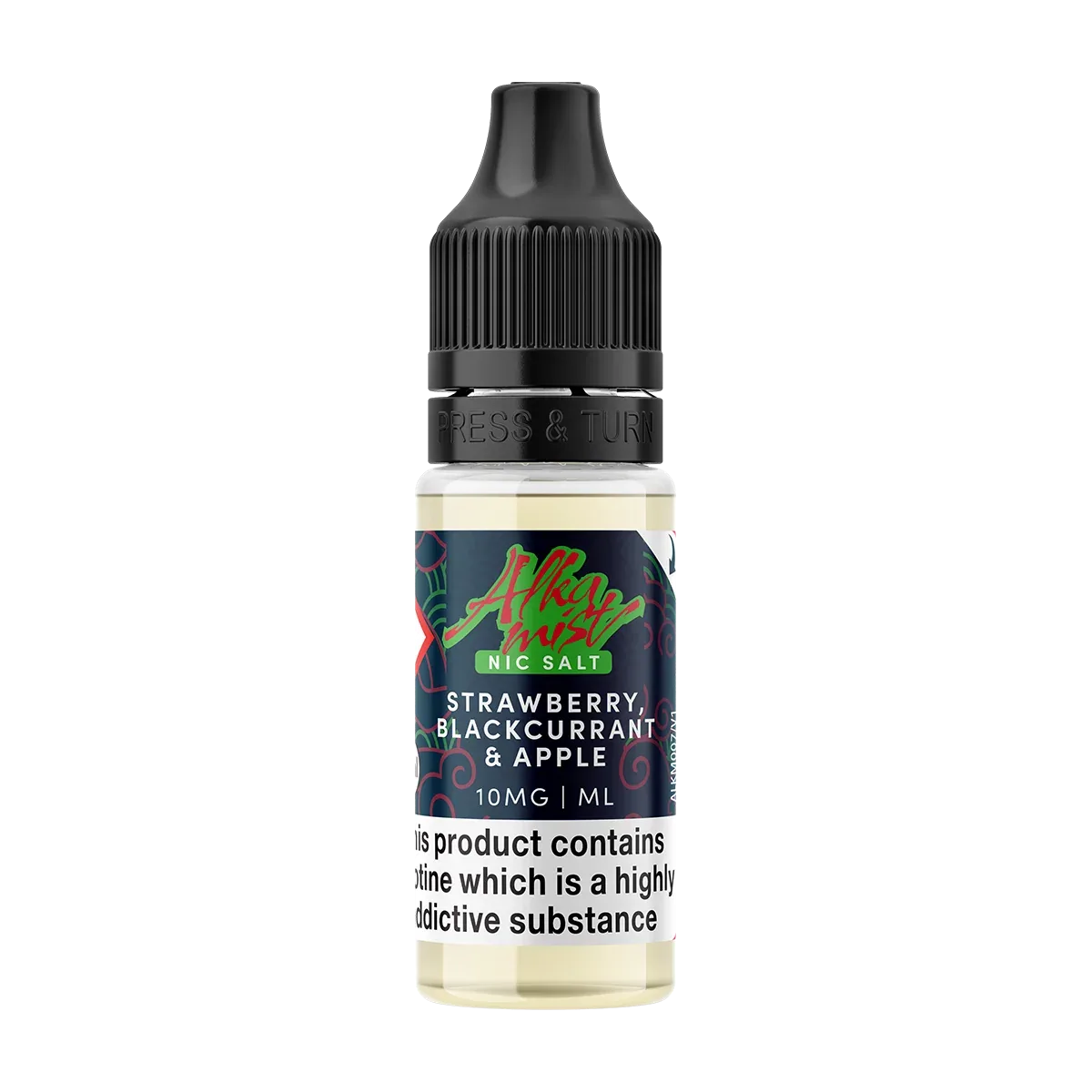 Strawberry, Blackcurrant & Apple Nic Salt by Alka Mist 10ml