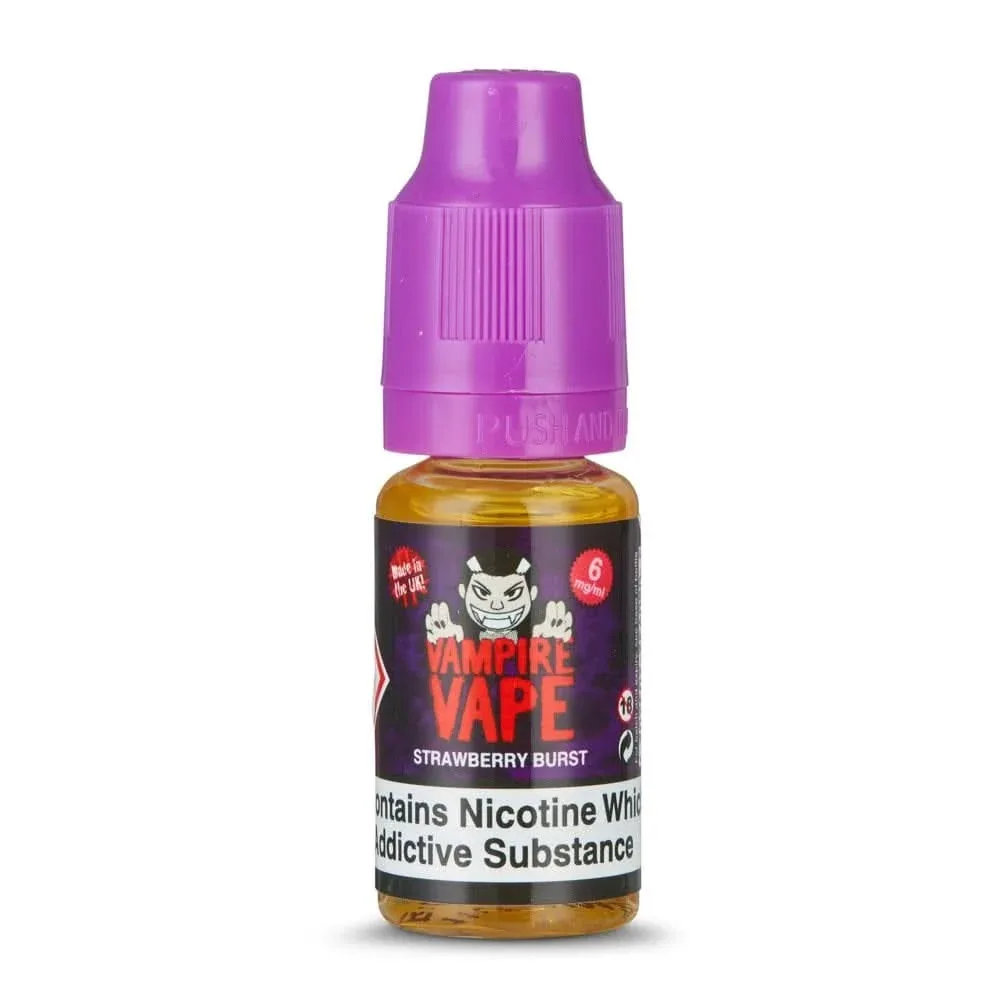 Strawberry Burst E-Liquid by Vampire Vape (10ml)